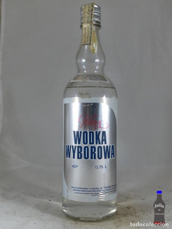 Sammlung von Weinen und Lik&ouml;ren: BOTELLA VODKA WODKA WYBOROWA POLMOS POLAND OSBORNE PUERTO SANTA MARIA
