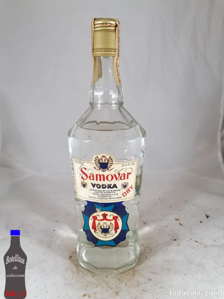 Collezionismo di vini e liquori: BOTELLA VODKA DRY SAMOVAR SCHENLEY USA