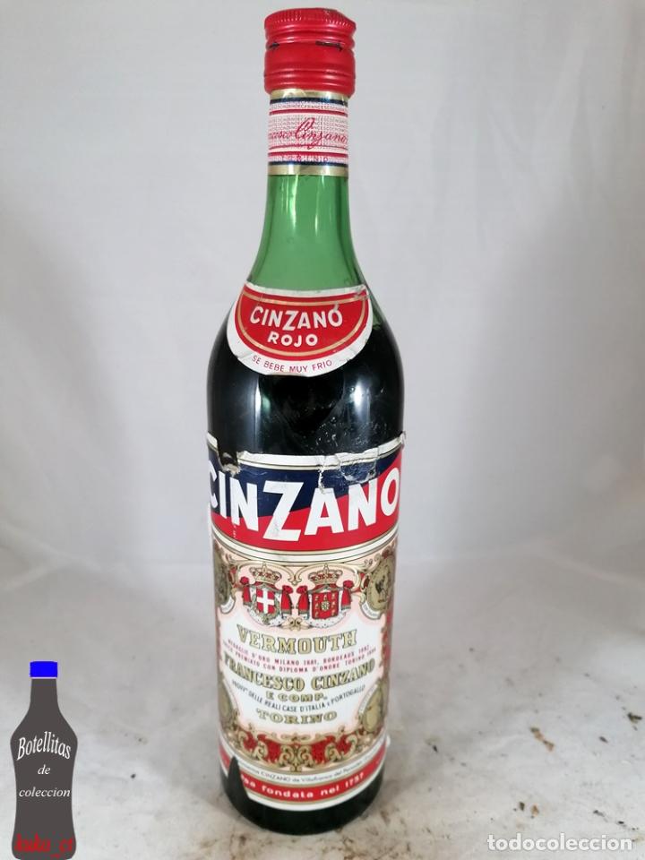 Collectionnisme de vins et liqueurs: BOTELLA CINZANO VERMOUTH ROJO VILAFRANCA PENEDES BARCELONA ESPA&Ntilde;A