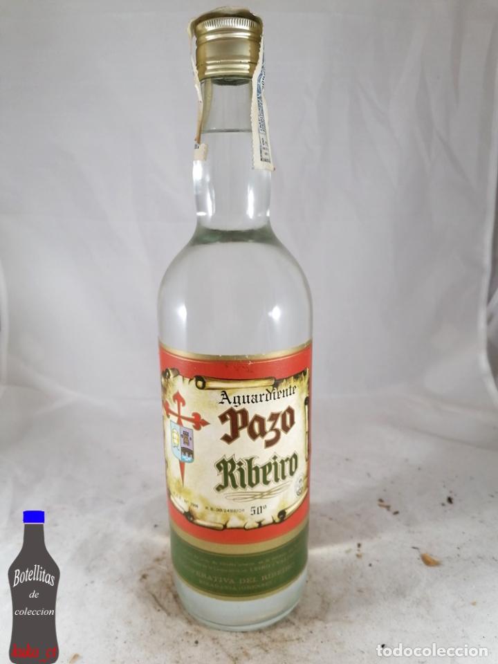 Colecionismo de vinhos e licores: BOTELLA AGUARDIENTE PAZO RIBEIRO RIBADAVIA