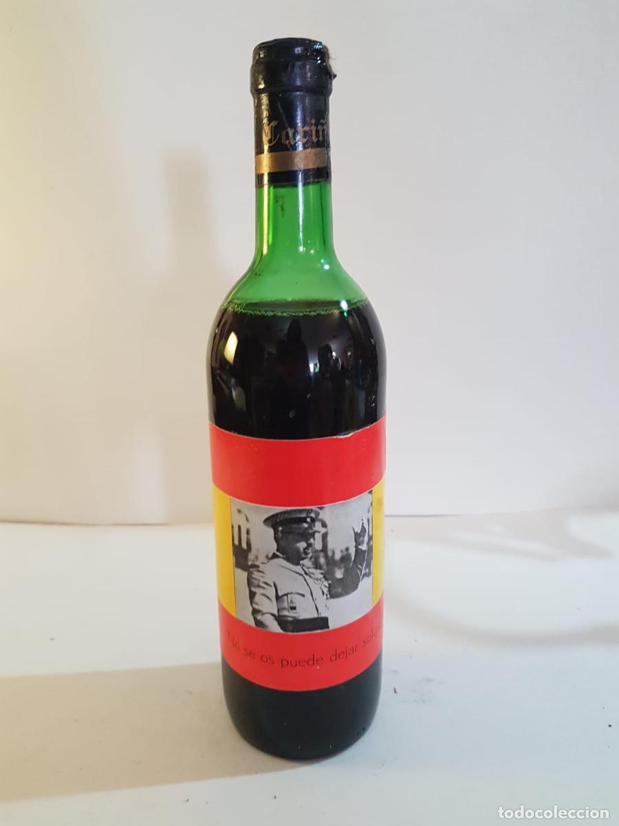Coleccionismo de vinos y licores: Antiguo Vino Crianza Cari&ntilde;ena DO, etiqueta Francisco Franco