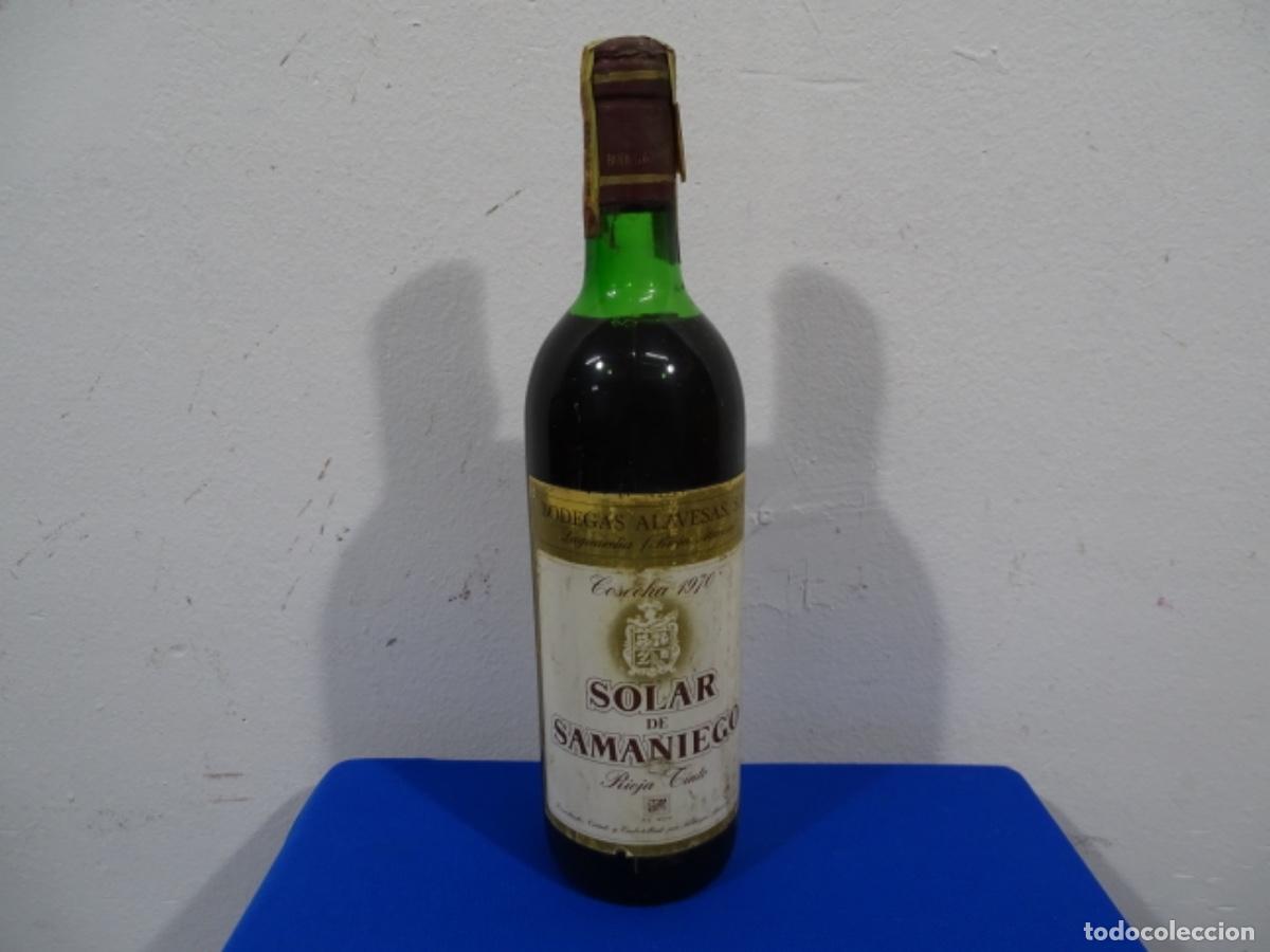 Coleccionismo de vinos y licores: VINO SOLAR DE SAMANIEGO COSECHA 1970. RIOJA.