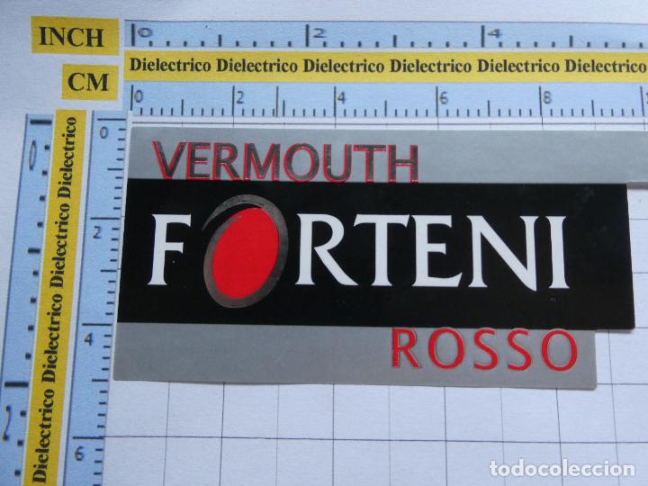 Sammlung von Weinen und Lik&ouml;ren: ETIQUETA DE BEBIDAS. VINO LICORES. ITALIA VERMOUTH FORTENI ROSSO 1760