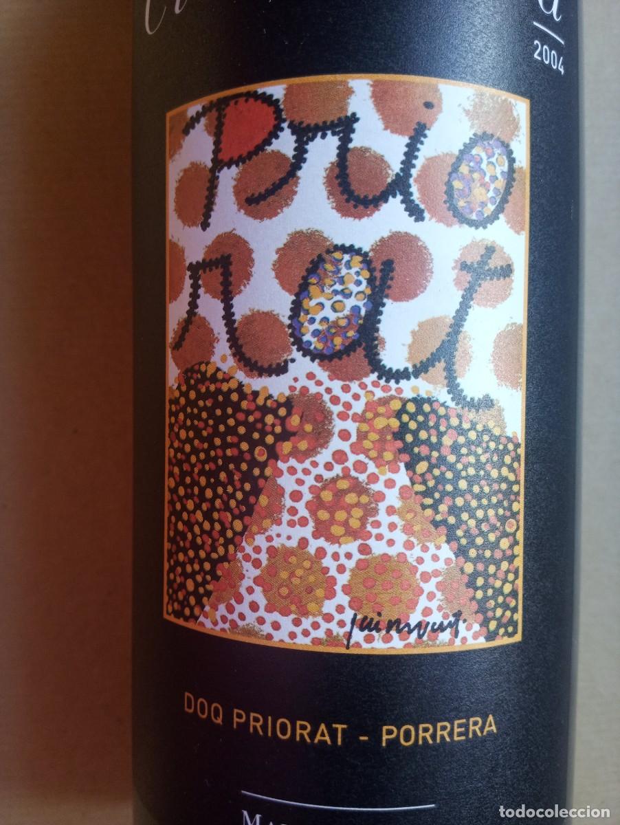 Coleccionismo de vinos y licores: Botella de vino Clos Abella - Priorat - Etiqueta Josep Guinovart 2004