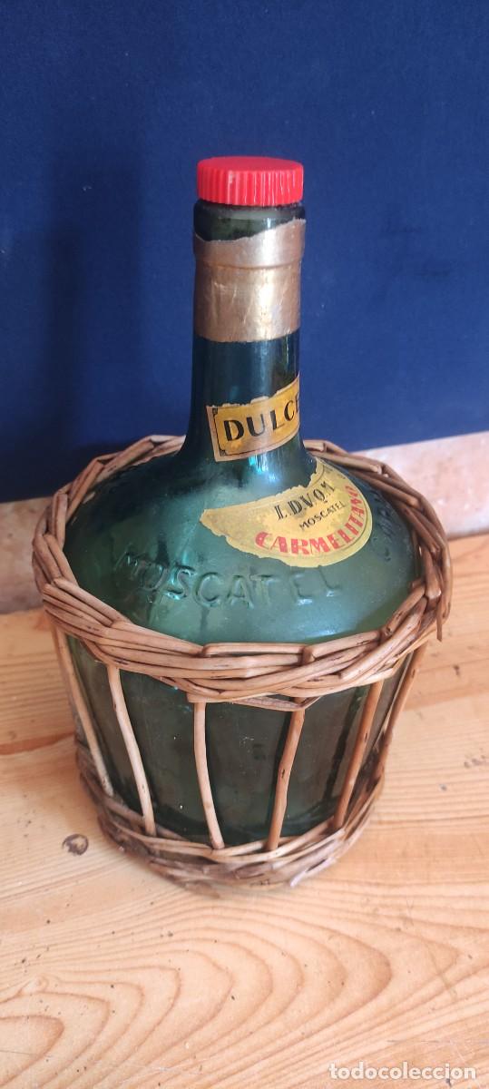 Coleccionismo de vinos y licores: GARRAFA MOSCATEL CARMELITANO - Foto 4