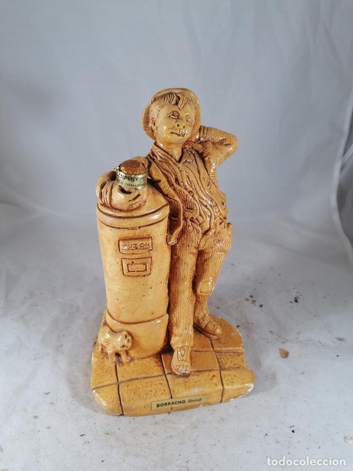 Colecionismo de vinhos e licores: BOTELLITA BOTELLIN FIGURA BRANDY CAMPENY BORRACHO