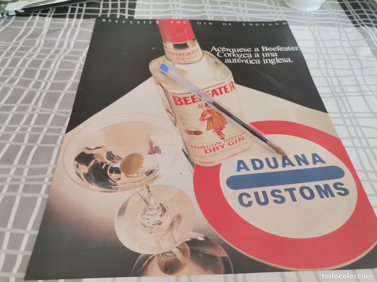Coleccionismo de vinos y licores: GINEBRA BEEFEATER ANUNCIO PUBLICIDAD REVISTA 1987