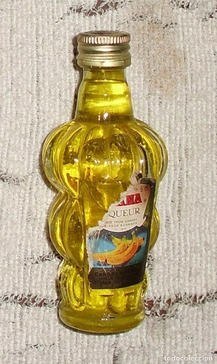 Coleccionismo de vinos y licores: BOTELLIN LICOR DE PLATANO. DESTILERIA COCAL. ISLAS CANARIAS RF-6082