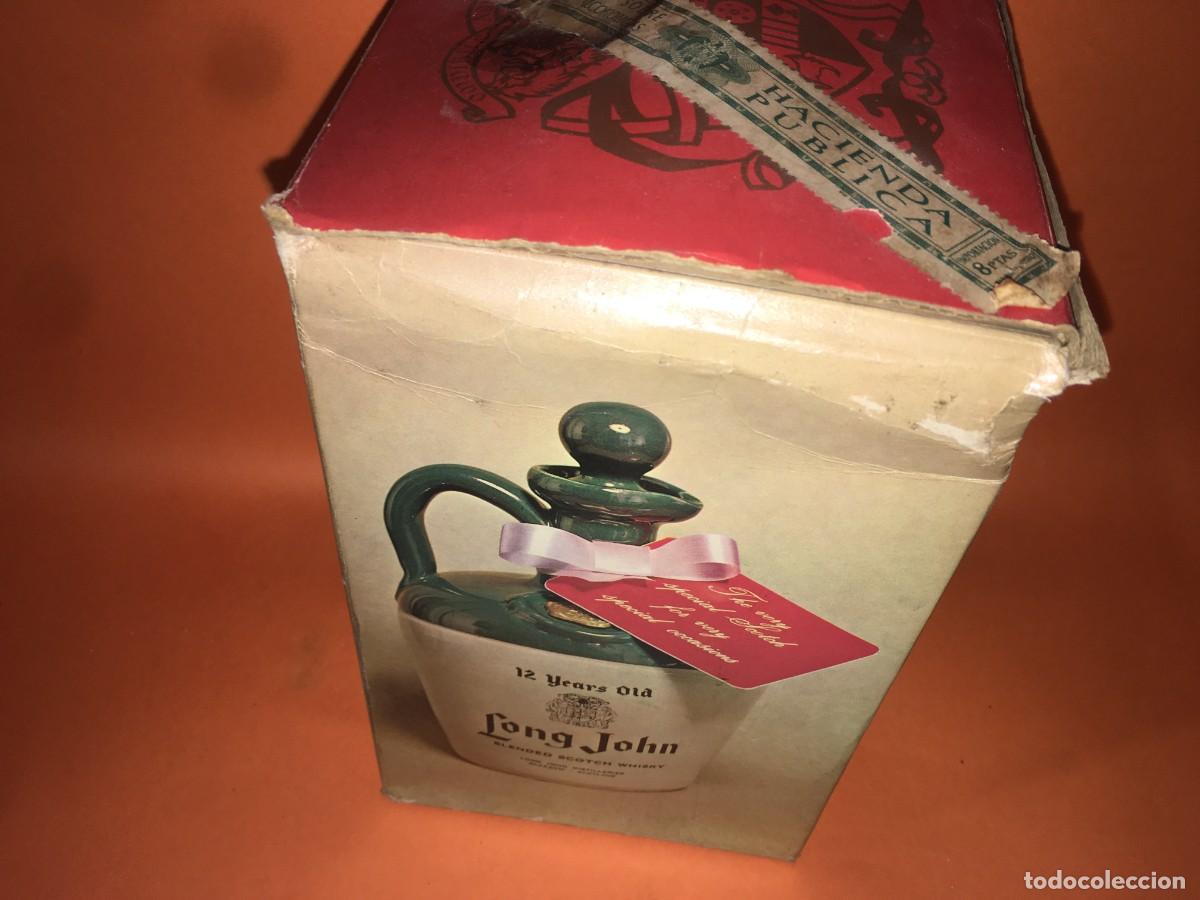 Coleccionismo de vinos y licores: BOTELLA DE WHISKY LONG JOHN - Foto 7