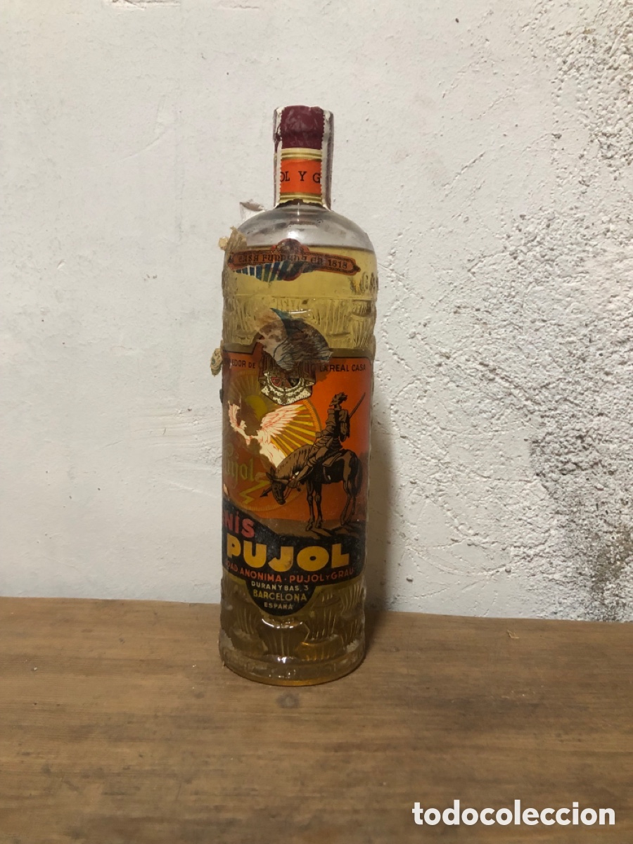 Coleccionismo de vinos y licores: Anis pujol - Foto 1