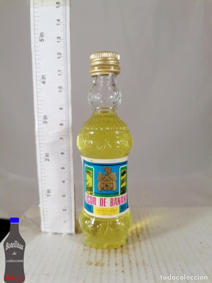 Coleccionismo de vinos y licores: BOTELLITA BOTELLIN LICOR DE BANANA DESTILERIAS CAMPENY