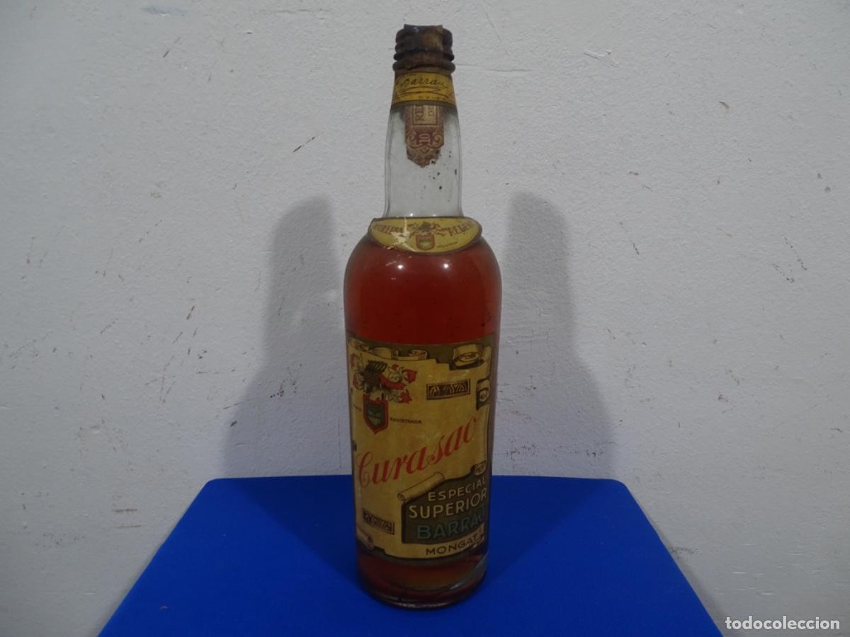 Coleccionismo de vinos y licores: BOTELLA CURASAO ESPECIAL SUPERIOR BARRAU. MONGAT. 1 LITRO