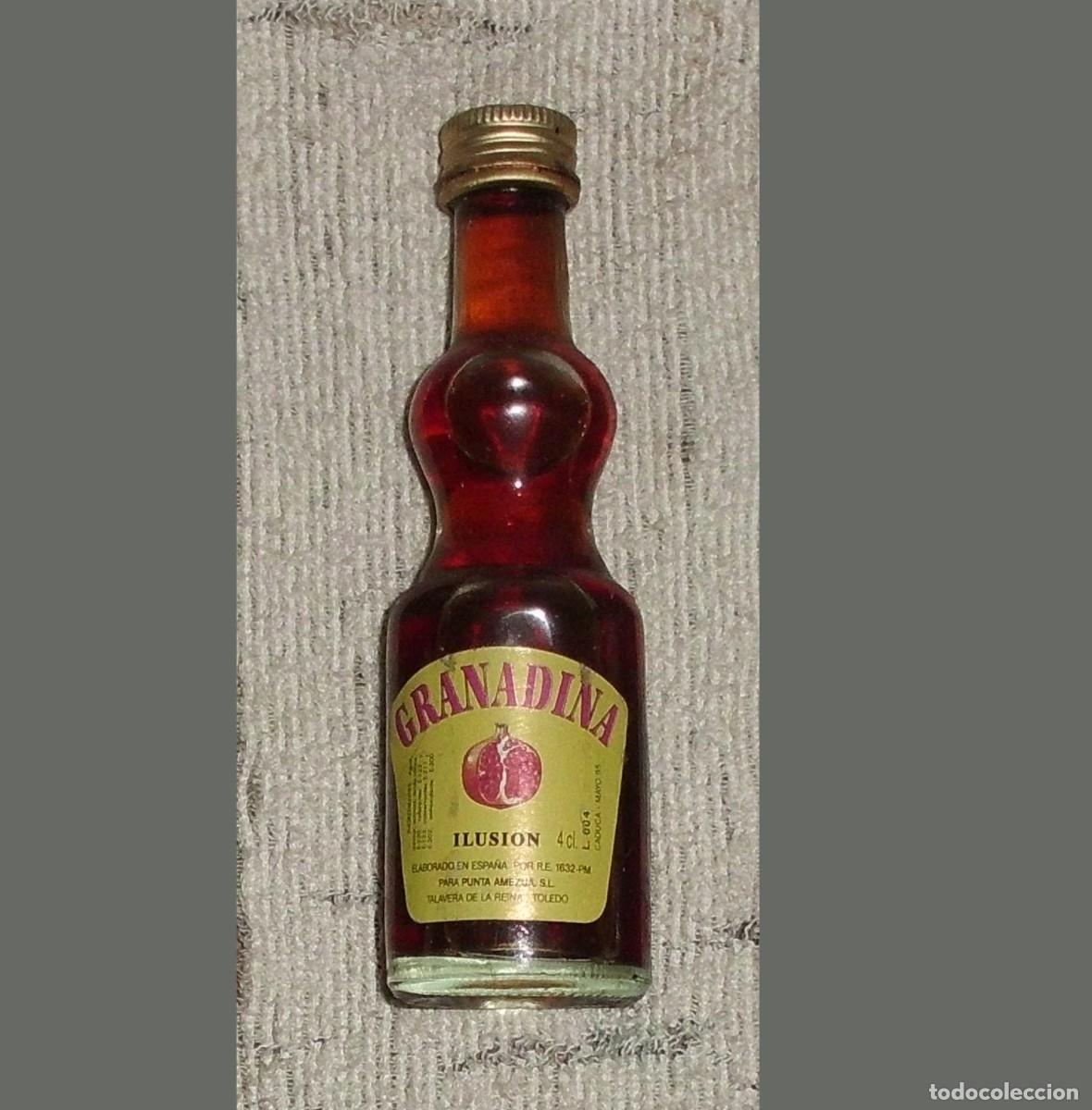 Coleccionismo de vinos y licores: BOTELLIN LICOR GRANADINA ILUSION. PUNTA AMEZUA. TALAVERA DE LA REINA RF-6320