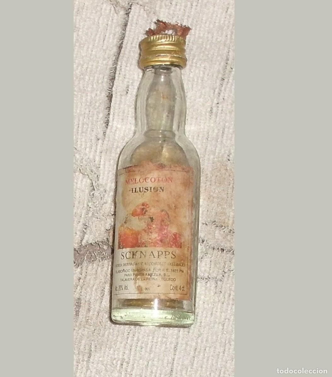 Coleccionismo de vinos y licores: BOTELLIN LICOR DE MELOCOTON &rdquo;ILUSION&rdquo;. TALAVERA DE LA REINA. TOLEDO RF-6227