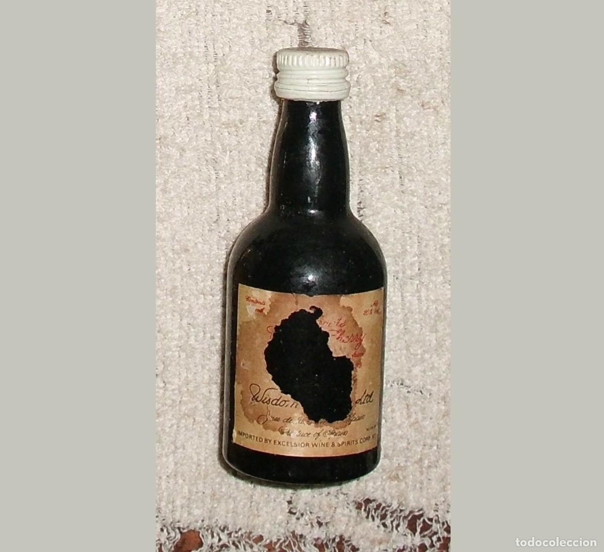 Coleccionismo de vinos y licores: BOTELLIN DE VINO. ETIQUETA EN MAL ESTADO RF-6255