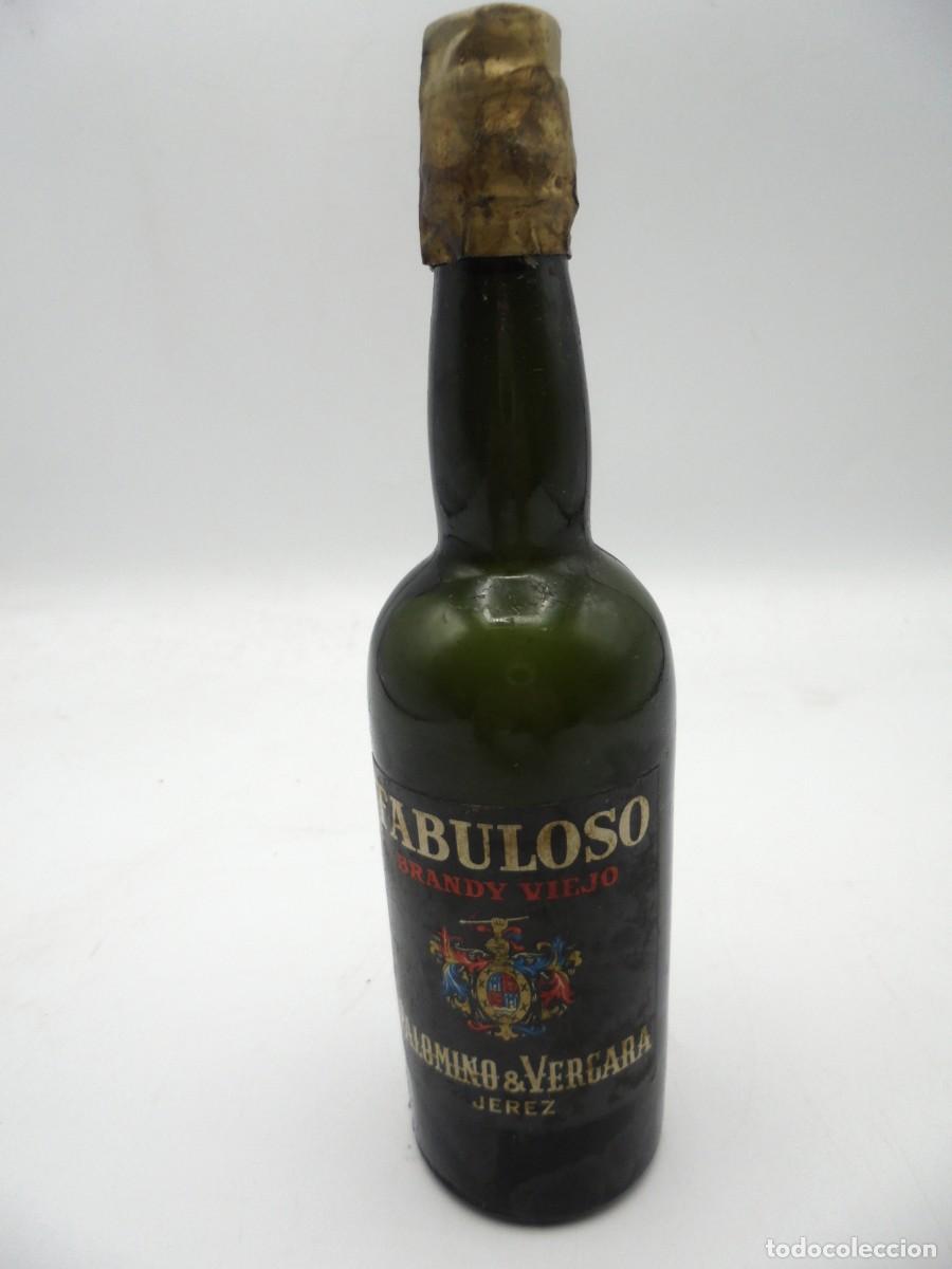 Collection of wines and liquors: BOTELLIN. BRANDY VIEJO. PALOMINO VERGARA, JEREZ. FABULOSO. VER FOTOS.