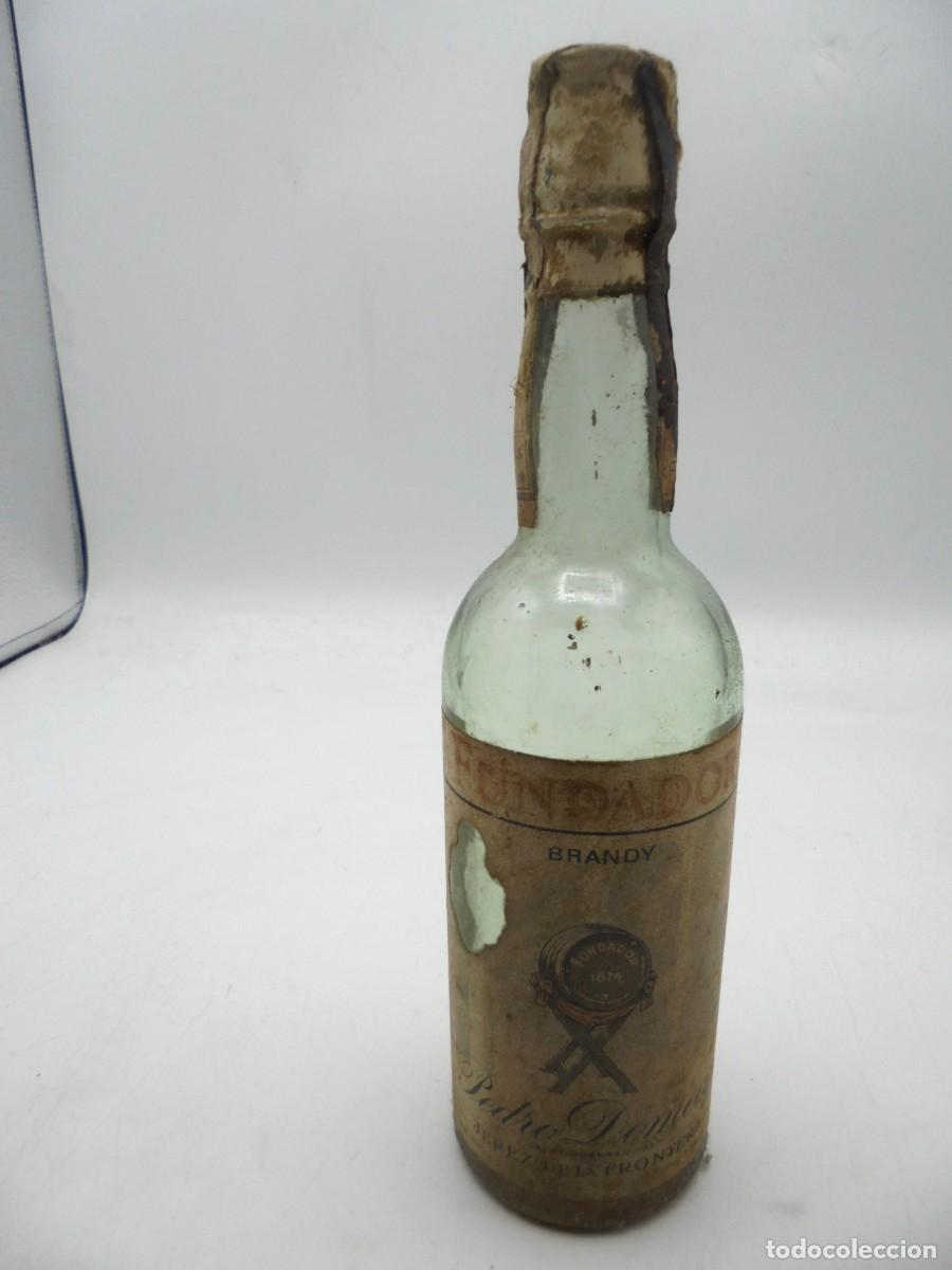 Collection of wines and liquors: BOTELLIN DE BRANDY PEDRO DOMEQ. JEREZ DE LA FRONTERA. VER FOTOS.