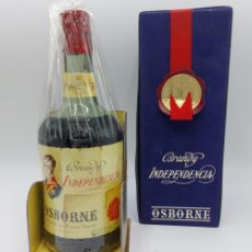 Coleccionismo de vinos y licores: BRANDY INDEPENDENCIA OSBORNE, EL PUERTO DE SANTA MARIA