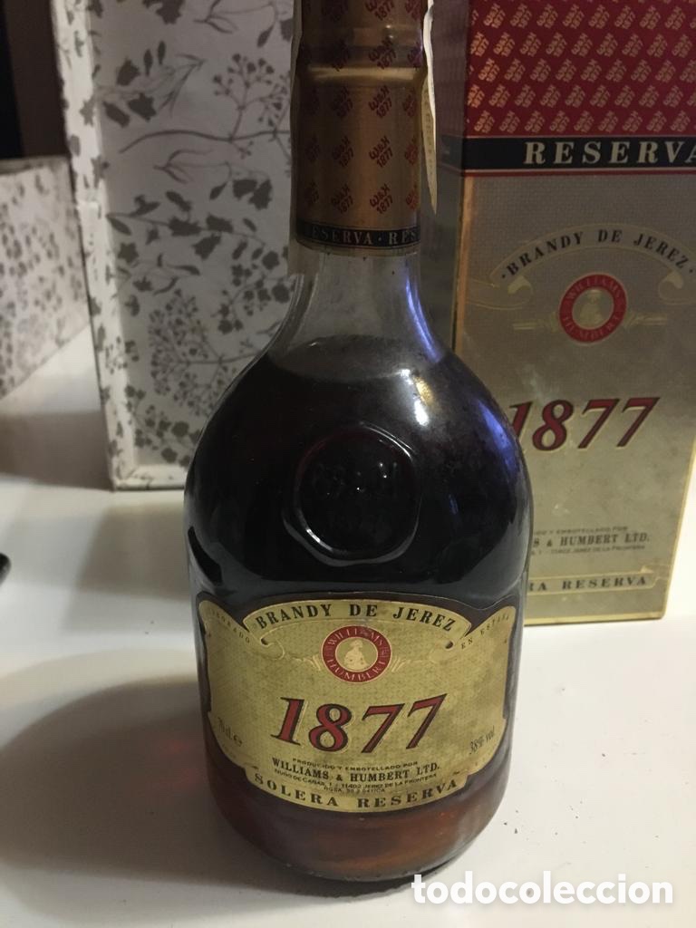 Coleccionismo de vinos y licores: BRANDY DE JEREZ 1877 - Foto 4