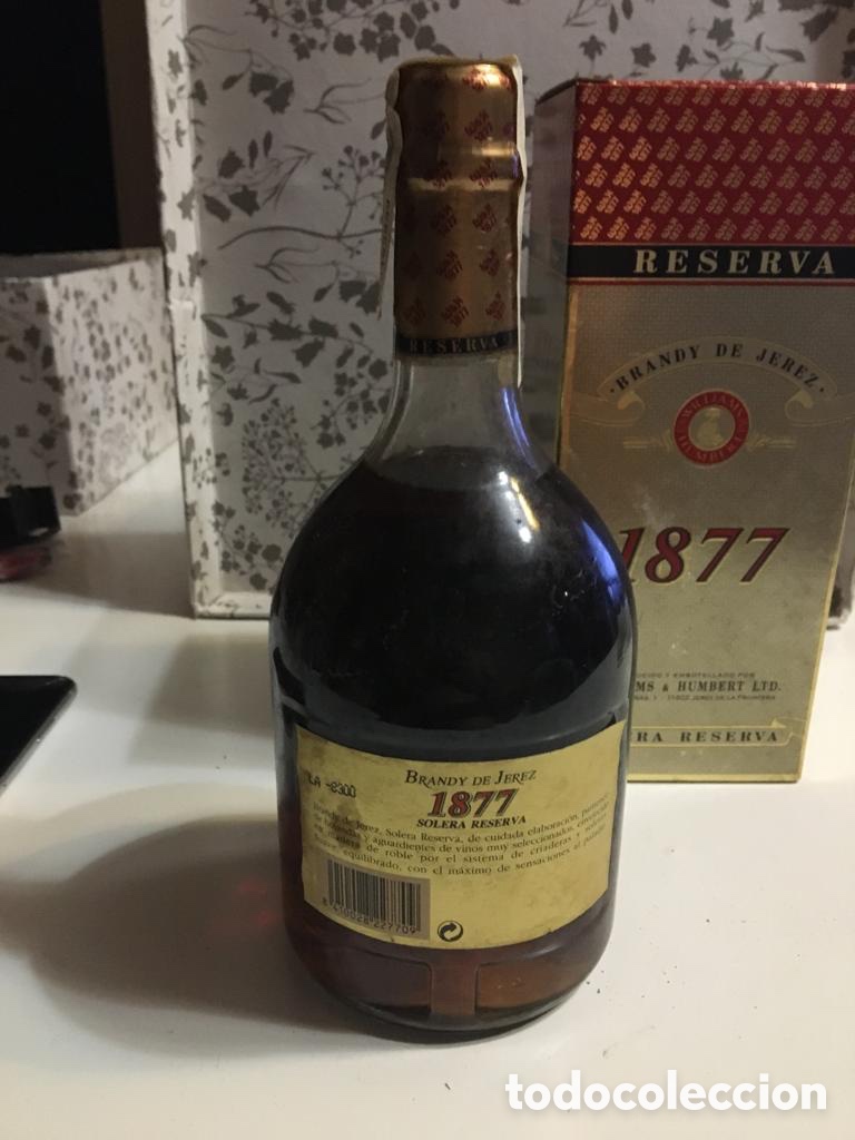 Coleccionismo de vinos y licores: BRANDY DE JEREZ 1877 - Foto 5