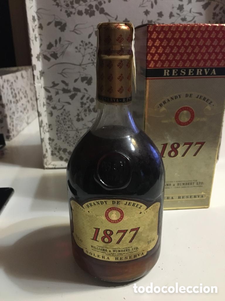 Coleccionismo de vinos y licores: BRANDY DE JEREZ 1877 - Foto 8