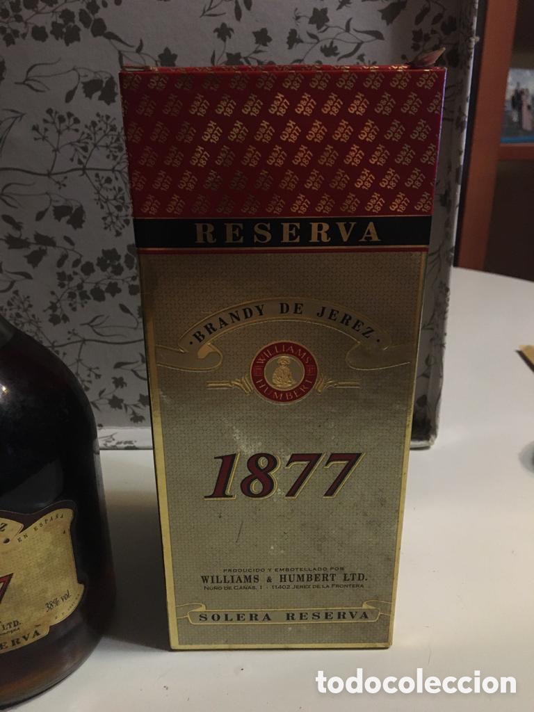 Coleccionismo de vinos y licores: BRANDY DE JEREZ 1877 - Foto 11