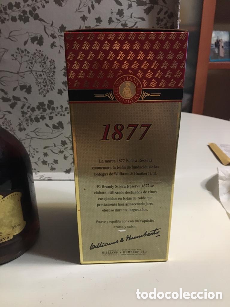 Coleccionismo de vinos y licores: BRANDY DE JEREZ 1877 - Foto 12