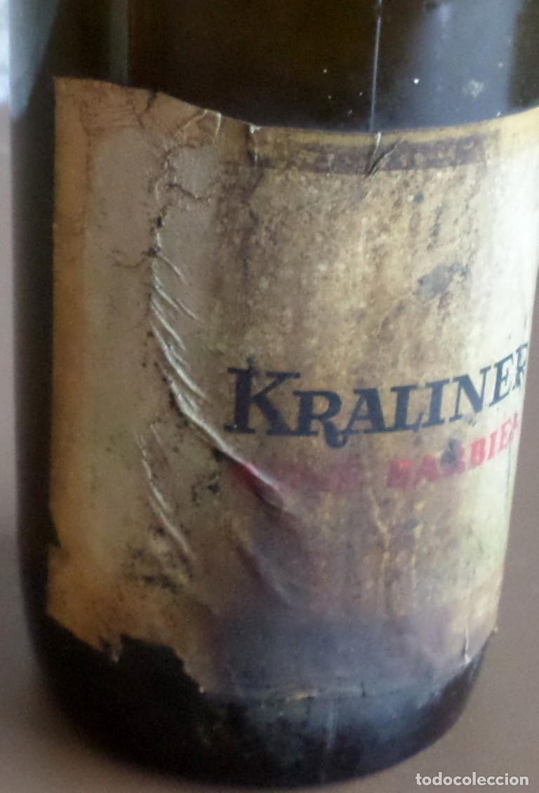 Coleccionismo de vinos y licores: KRALINER Vino Rene Barbier - 36 cm.