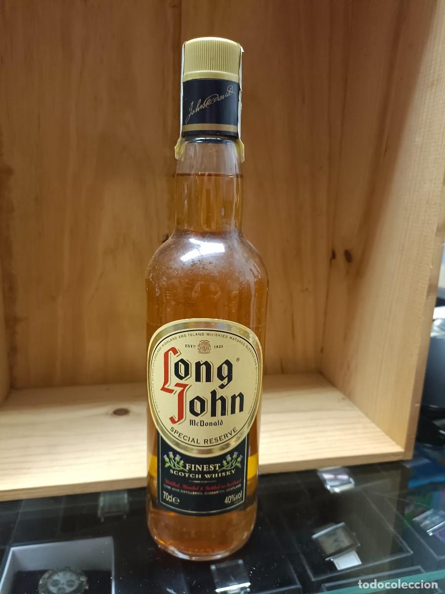 Coleccionismo de vinos y licores: SCOTCH WHISKY LONG JOHN SPECIAL RESERVE 70 CL* PRECINTADA HACIENDA PUBLICA * A&Ntilde;OS 70