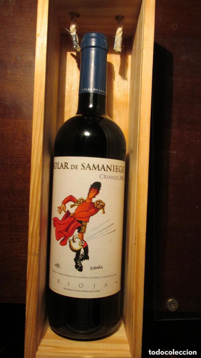 Coleccionismo de vinos y licores: Vino Crianza MUNDIAL 2010 con etiqueta MINGOTE SELECCI&Oacute;N ESPA&Ntilde;OLA (CAMPEONA) . Muy dif&iacute;cil conseguir