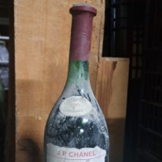 Coleccionismo de vinos y licores: BOTELLA JEAN PAUL CHANEL- CABERNET SAUVIGNON, (FRANCE) 1986.PRECINTADA Y CUELLO TORCIDO. DIFÍCIL!
