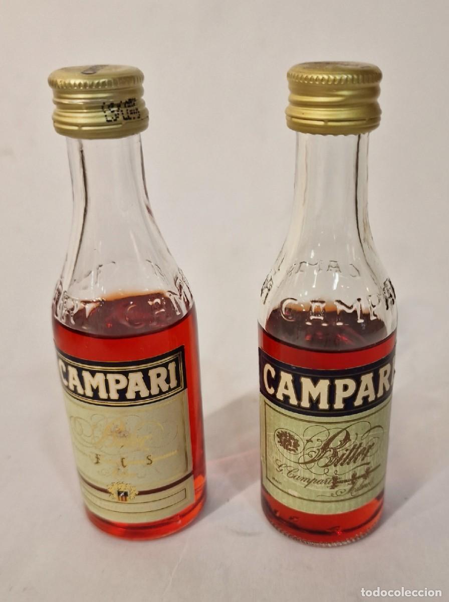 Coleccionismo de vinos y licores: Botellitas de Licor Campari