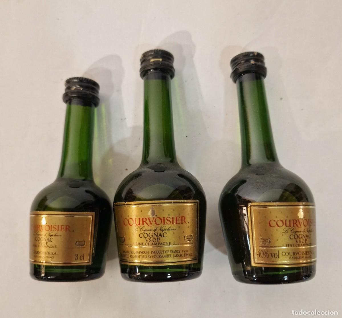 Coleccionismo de vinos y licores: Botellitas de Co&ntilde;ac franc&eacute;s