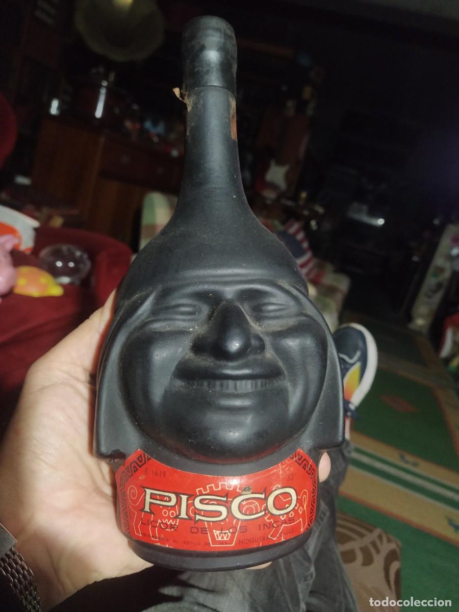 Coleccionismo de vinos y licores: Pisco. Licor de los Incas..numerada..aguardiente estilo de Per&uacute;..Nogueras Comas.botella precintada