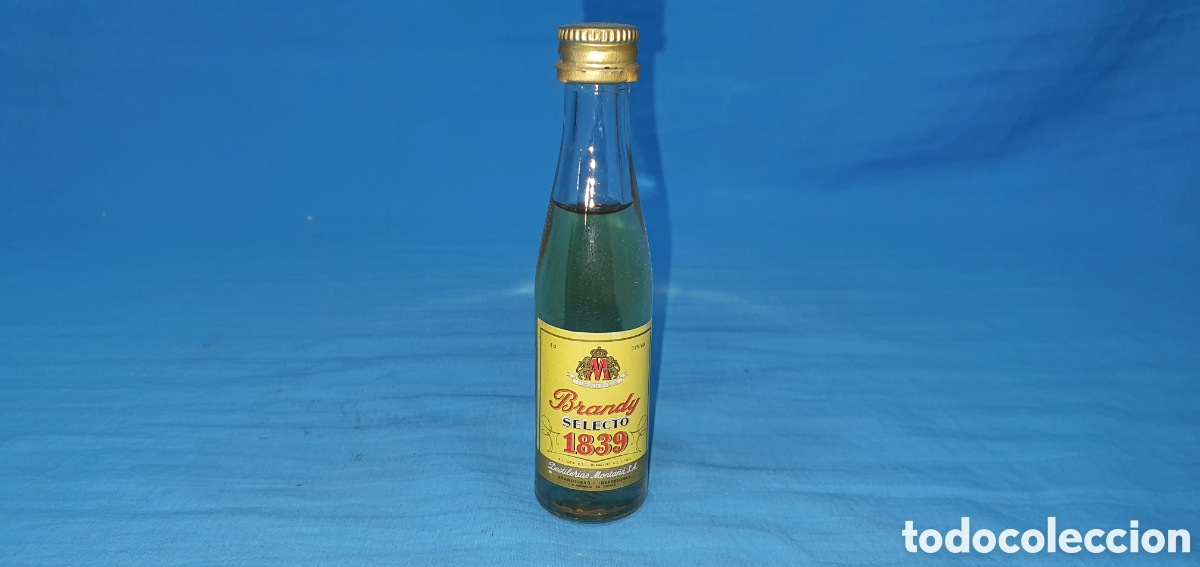 Coleccionismo de vinos y licores: BOTELLIN BRANDY SELECTO 1839. SIN ABRIR