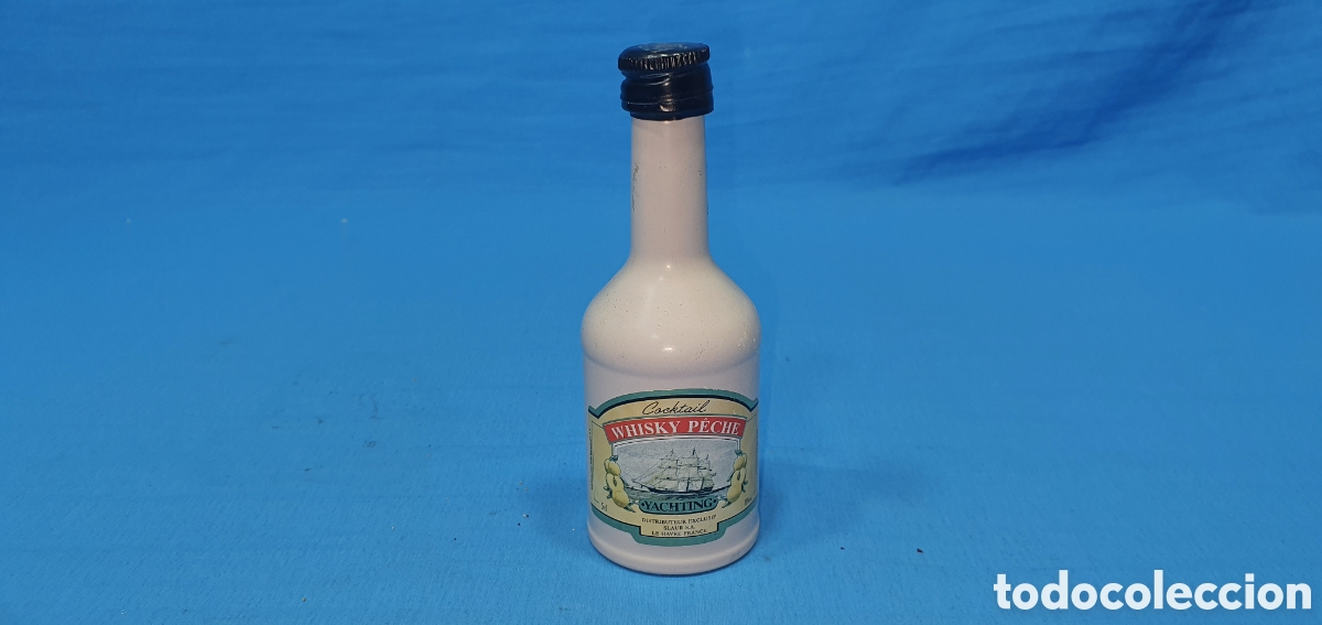 Coleccionismo de vinos y licores: BOTELLIN COCKTAIL WHISKY PECHE YACHTING. SIN ABRIR