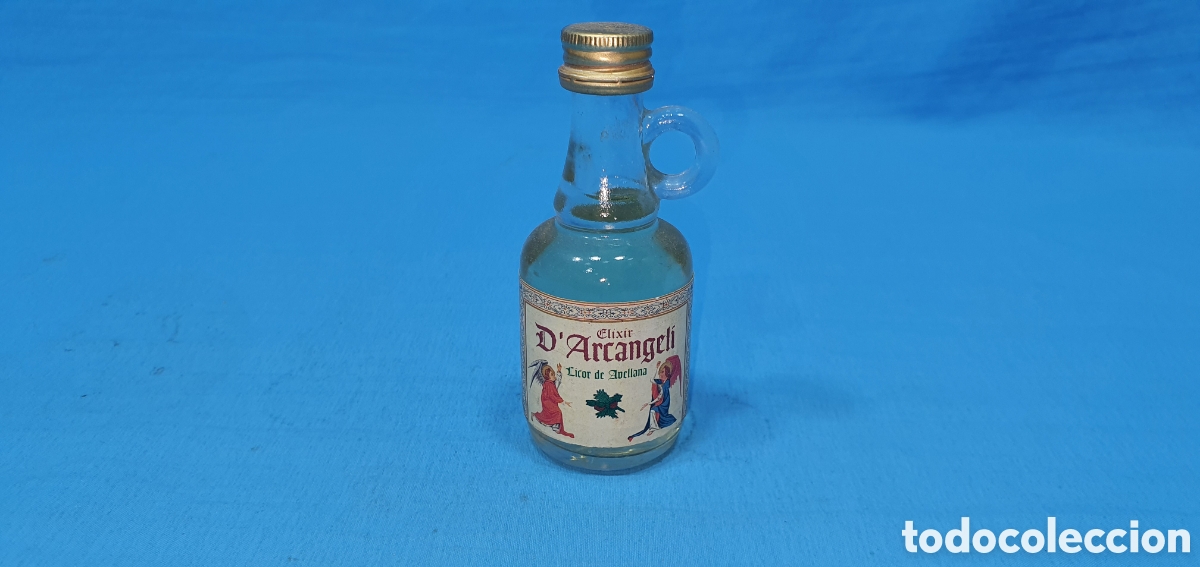 Coleccionismo de vinos y licores: BOTELLIN ELIXIR D'ARCANGELI, LICOR DE AVELLANA. SIN ABRIR