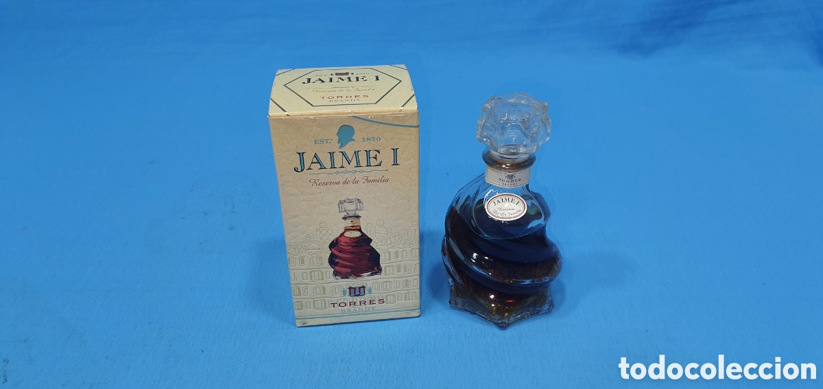Coleccionismo de vinos y licores: BOTELLIN EN CAJA, JAKME I, TORRES BRANDY. SIN ABRIR