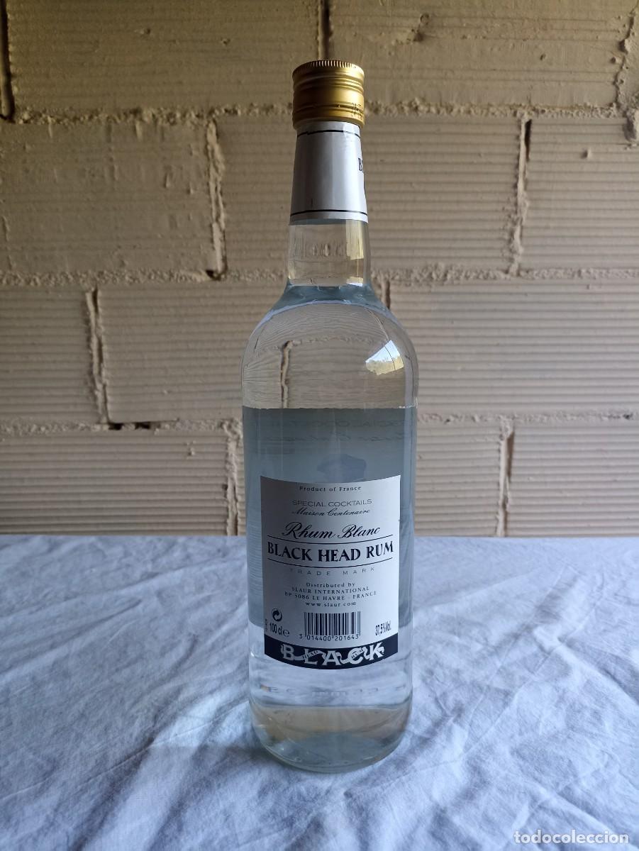 Coleccionismo de vinos y licores: Botella Black Head Rum - Foto 5