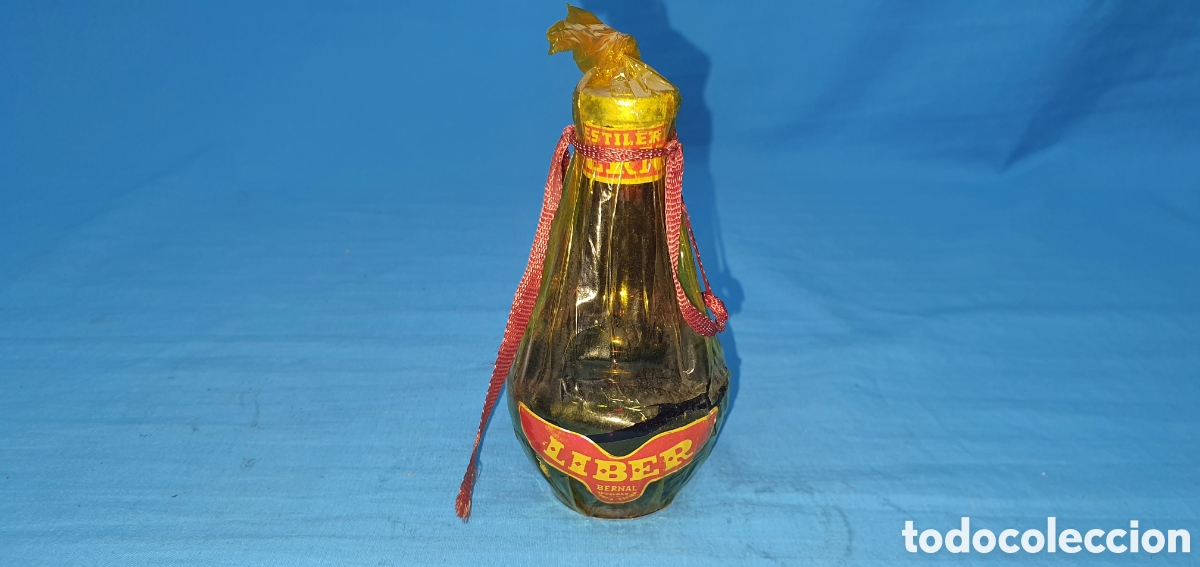 Coleccionismo de vinos y licores: BOTELLIN LICOR LIBER. BERNAL, MURCIA. SIN ABRIR