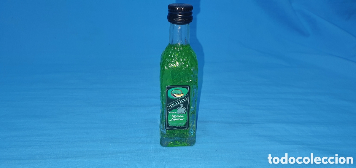Coleccionismo de vinos y licores: BOTELLIN SINATRA'S LICOR DE MELON. SIN ABRIR