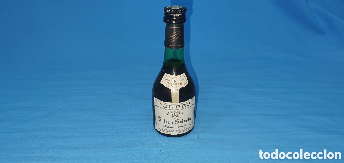 Coleccionismo de vinos y licores: BOTELLIN BRANDY TORRES 5 SOLERA SELECTA. SIN ABRIR