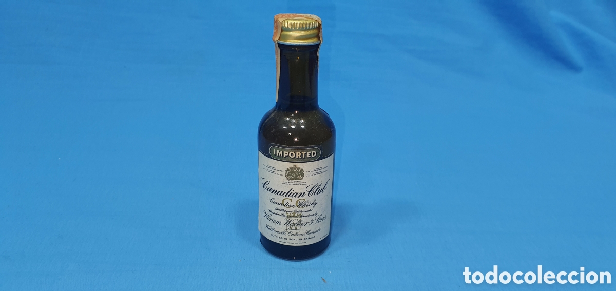 Coleccionismo de vinos y licores: BOTELLIN CANADIAN CLUB WHISKY. SIN ABRIR