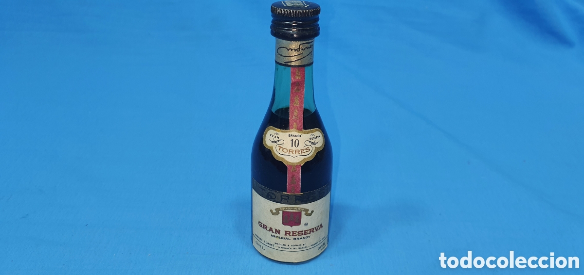 Coleccionismo de vinos y licores: BOTELLIN TORRES 10 BRANDY GRAN RESERVA. SIN ABRIR