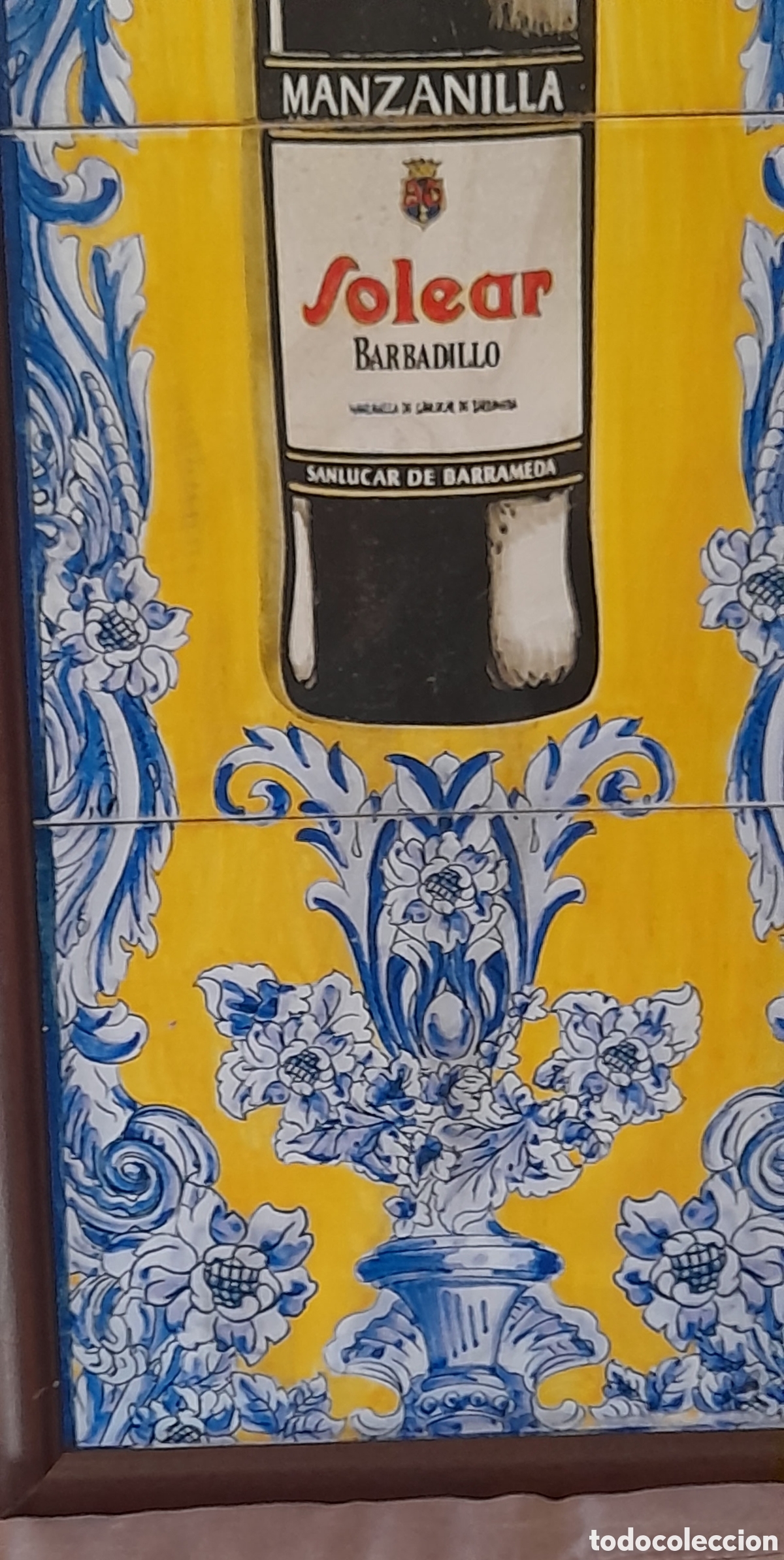 Coleccionismo de vinos y licores: Publicidad Manzanilla SOLEAR - Foto 3