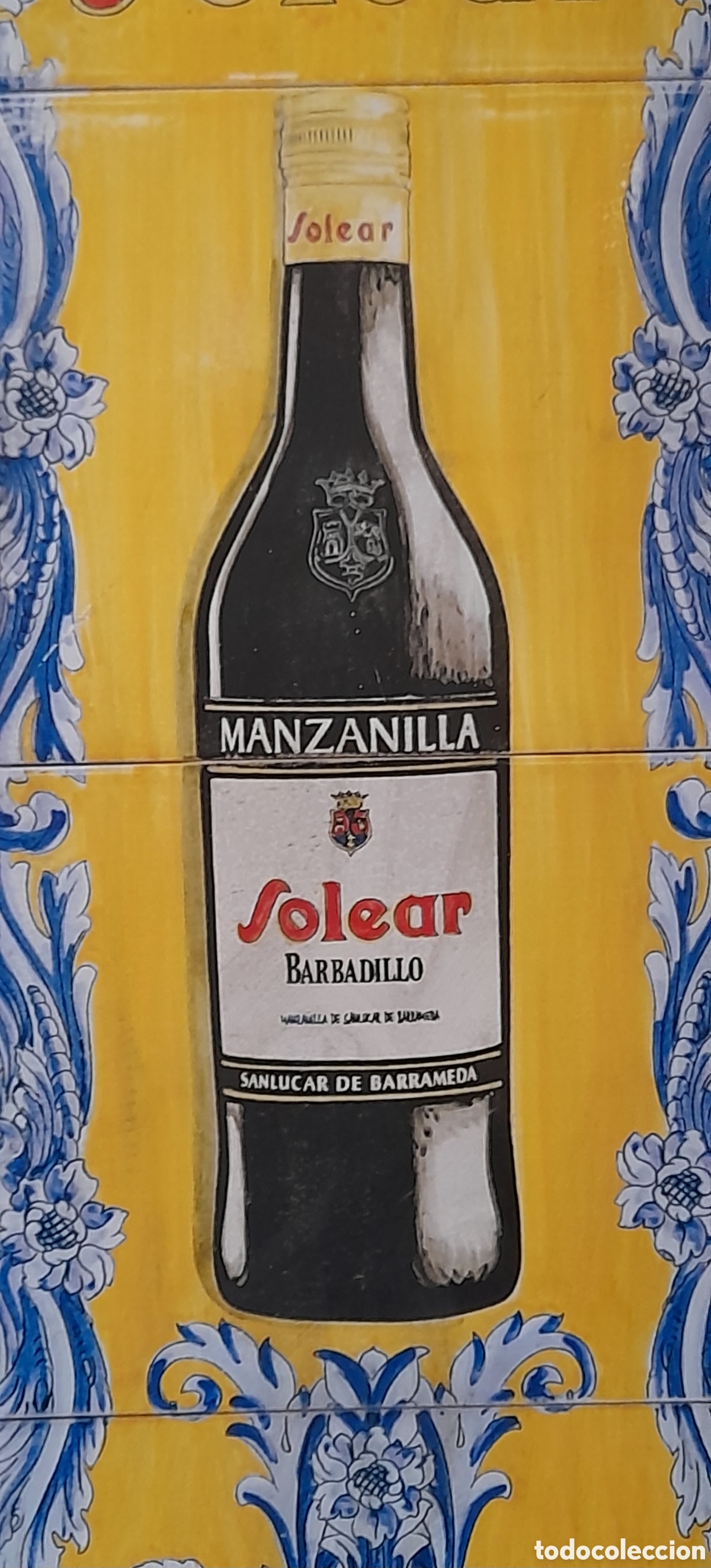 Coleccionismo de vinos y licores: Publicidad Manzanilla SOLEAR - Foto 5