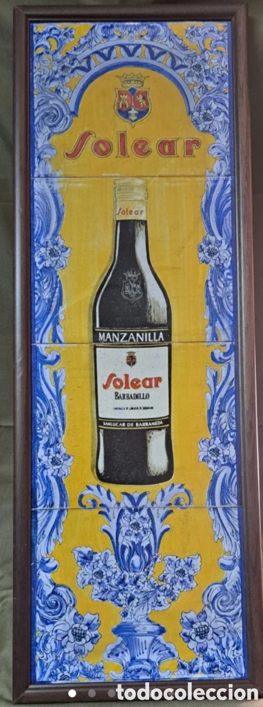 Coleccionismo de vinos y licores: Publicidad Manzanilla SOLEAR - Foto 8