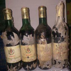 Coleccionismo de vinos y licores: LOTE BOTELLAS VINO RIOJA SIGLO, BODEGAS UNIDAS,