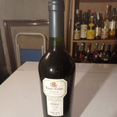 Coleccionismo de vinos y licores: ANTIGUA BOTELLA DE RIOJA BARÓN DE CHIREL RESERVA MARQUÉS DE RISCAL