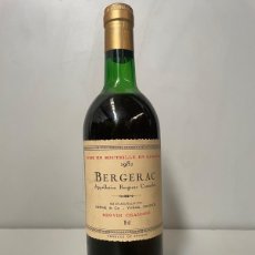Coleccionismo de vinos y licores: 1982 - BERGERAC APPELLATION BERGERAC CONTROLÉE